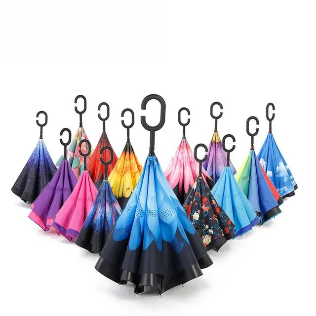 reversible double layered umbrella aliexpress