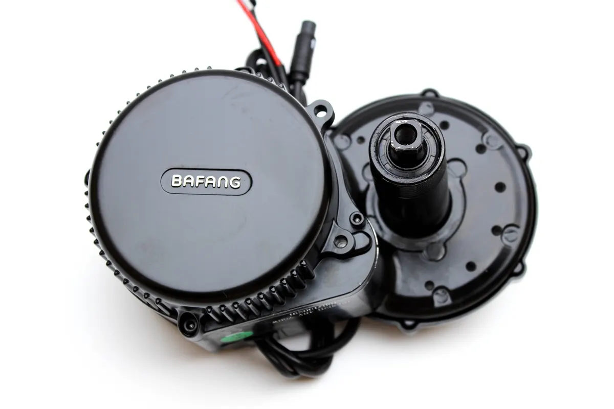 Bafang mid-drive conversion kit with display and chainring