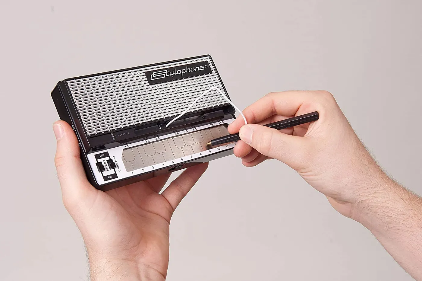 Stylophone pocket synth with its stylus